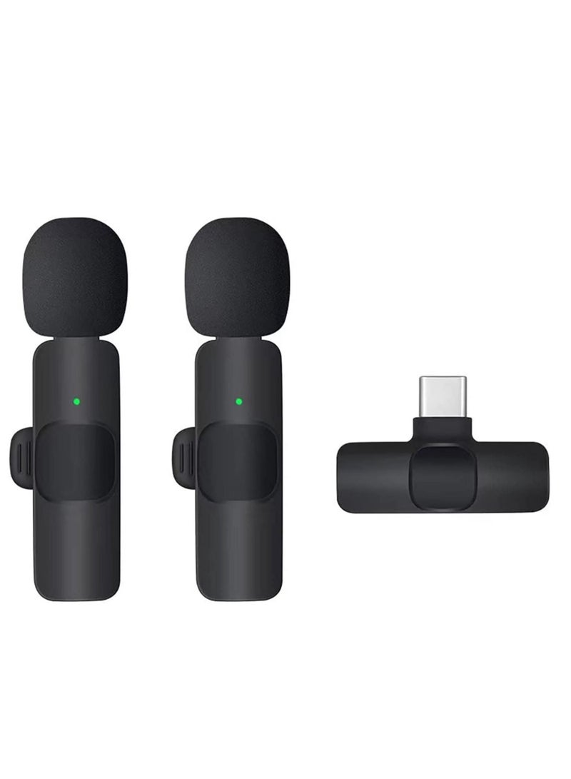 ELTRAZONE Wireless Lavalier Microphone for USB C Smartphone, Plug and Play Mini Mic for YouTube TikTok Live Streaming Gaming K Song Recording Auto Noise Reduction - Image 1