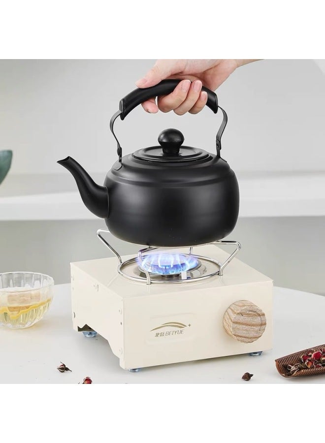 Stainless Steel Teapot Commercial Hotel Special Tea Kettle Catering Shop Outdoor Boiling Teapot With Fire Induction Cooker-Color:1.5l Chinese Teapot (natural Color)  - Image 2