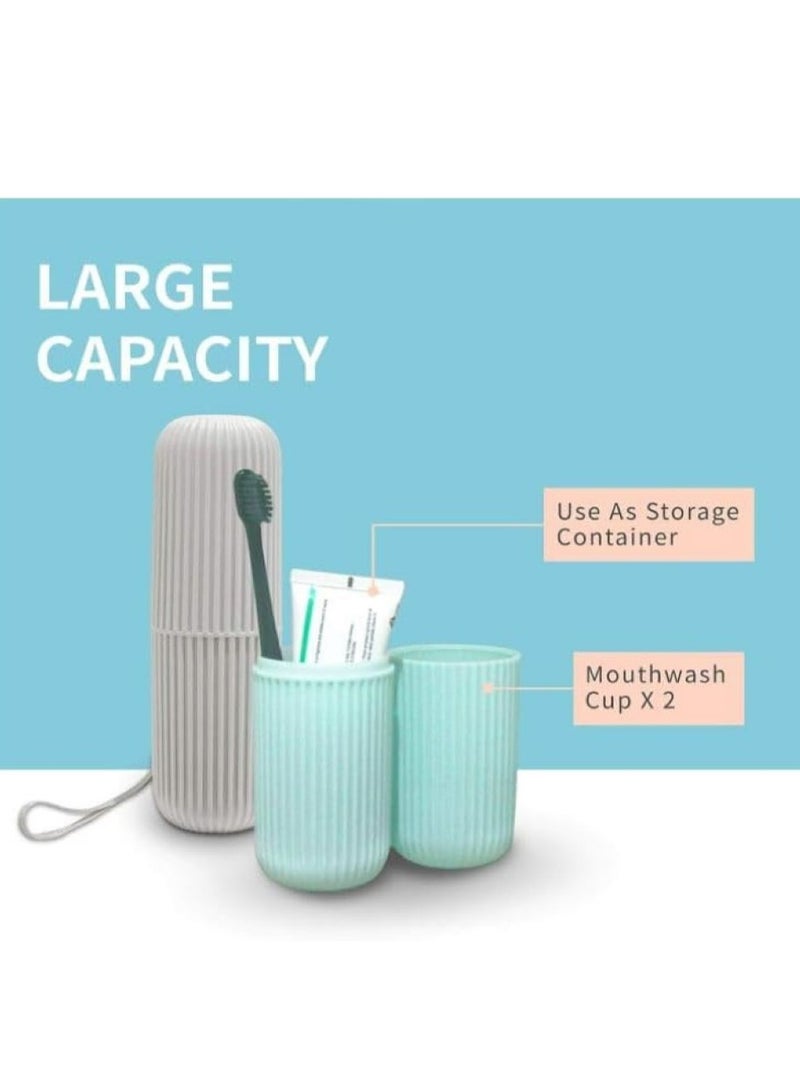 Toothbrush Travel Case, Portable Travel Toothbrush Holder Case for Traveling, Home, School,Bathroom.(Sky Blue) - Image 5