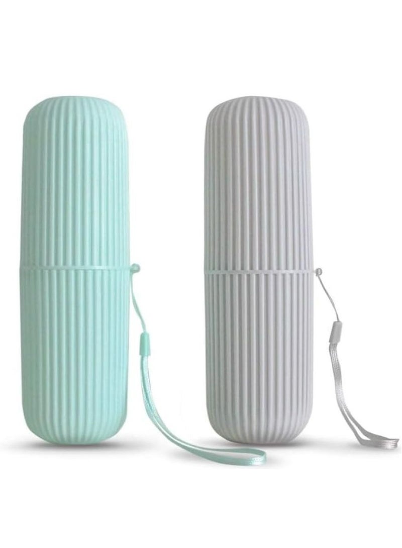 Toothbrush Travel Case, Portable Travel Toothbrush Holder Case for Traveling, Home, School,Bathroom.(Sky Blue) - Image 4