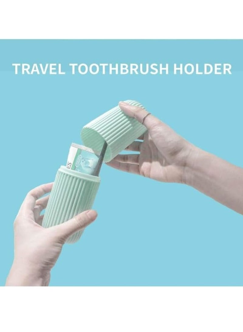 Toothbrush Travel Case, Portable Travel Toothbrush Holder Case for Traveling, Home, School,Bathroom.(Sky Blue) - Image 3
