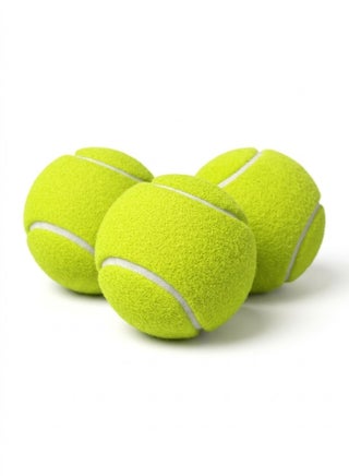 POWER Tennis Balls, 3-Pack, No Pressure, Durable for Training