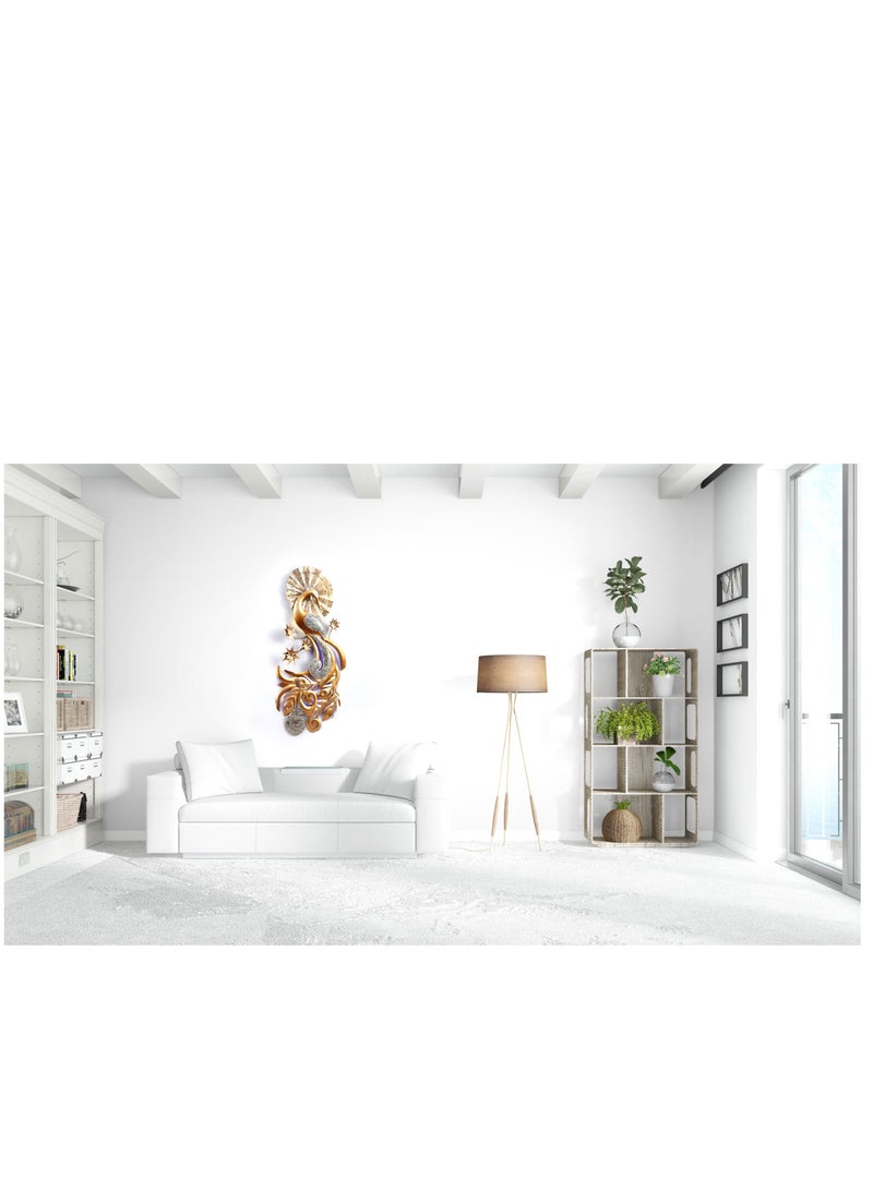 Ghori Home Iron Peacock Decor - Image 2