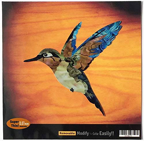 Inlaystickers Jacamow Guitar and Bass Instrument Inlay Sticker Hummingbird - Image 2