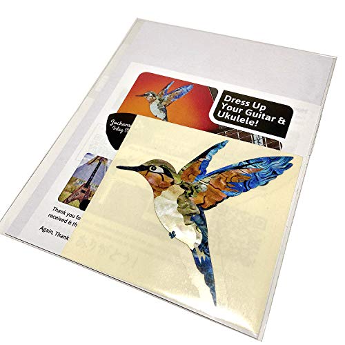 Inlaystickers Jacamow Guitar and Bass Instrument Inlay Sticker Hummingbird - Image 4