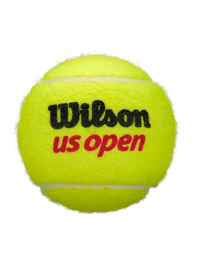 Wilson Us Open Extra Duty Hard Court Yellow Tennis Balls - 4 Ball Can