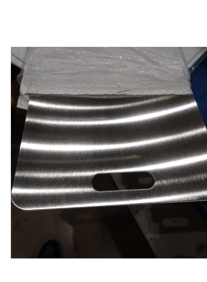 DUNISO Stainless Steel Cutting Board ，Double-Sided Food Grade 304 Stainless Steel Board for Kitchen, Rust Proof, Sturdy and Durable, Easy to Clean,Thickened for Various Cooking Tasks，46 * 30CM - Image 2