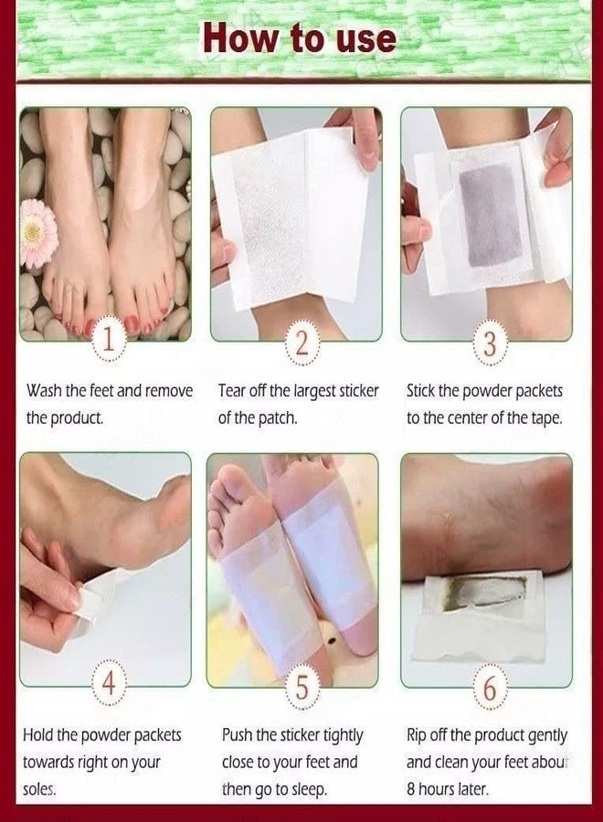 HUBTURE Premium Detox Foot Pad | Foot Patches for Stress Relief Sleep| Cleansing Toxin Remover (Pack of 2) - Image 4