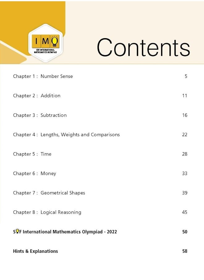 null - MTG International Mathematics Olympiad (IMO) Workbook for Class 1 - MCQs, Previous Years Solved Paper and Achievers Section - SOF Olympiad Preparation Books For 2023-2024 Exam MAHABIR SINGH - Image 1