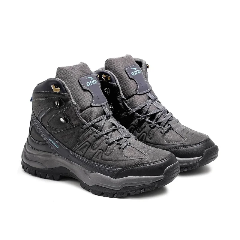 Asian  ASIAN Men's Everest-22 Sports Trekking & Hiking,Walking Hi-Neck Shoes with Rubber Outsole & Memory Foam Insole Lace-Up Shoes for Men's & Boy's for Men | Best Price UAE