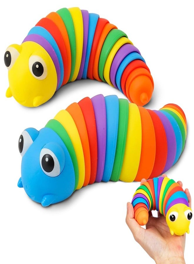 Wembley Caterpillar Toy Toddler Toys for Kids Fun Sensory Play Flexible Joint Movement Colorful Vibrant Design Engaging Handheld Baby Toys & Unique Birthday Gift for Kids Age 3 4 5 6+ - Image 1