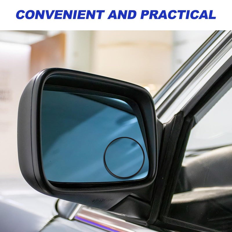 2 Pack Round Convex Blind Spot Mirrors With Suction Cups - Image 4
