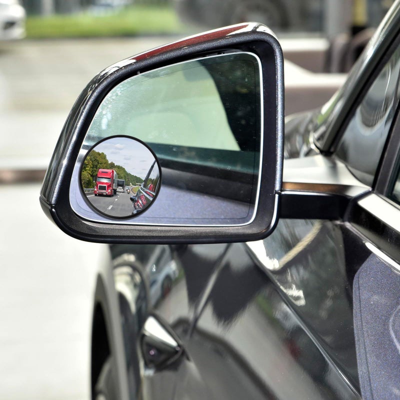 2 Pack Round Convex Blind Spot Mirrors With Suction Cups - Image 5