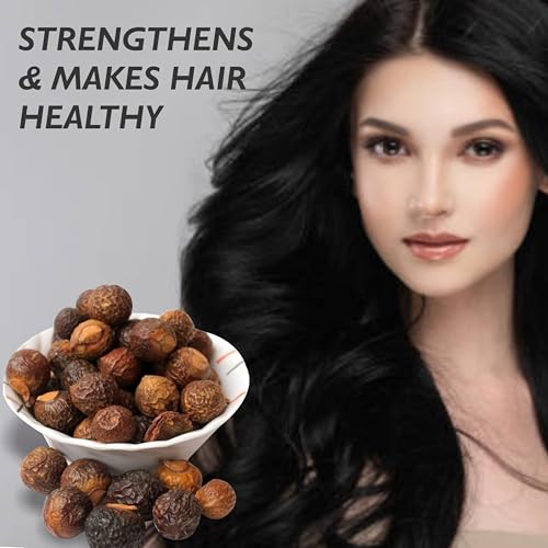 Srishma 100% Natural (Raw form) Dried Reetha Nuts/Whole/Soapnuts for Hair (200 g) - Image 5