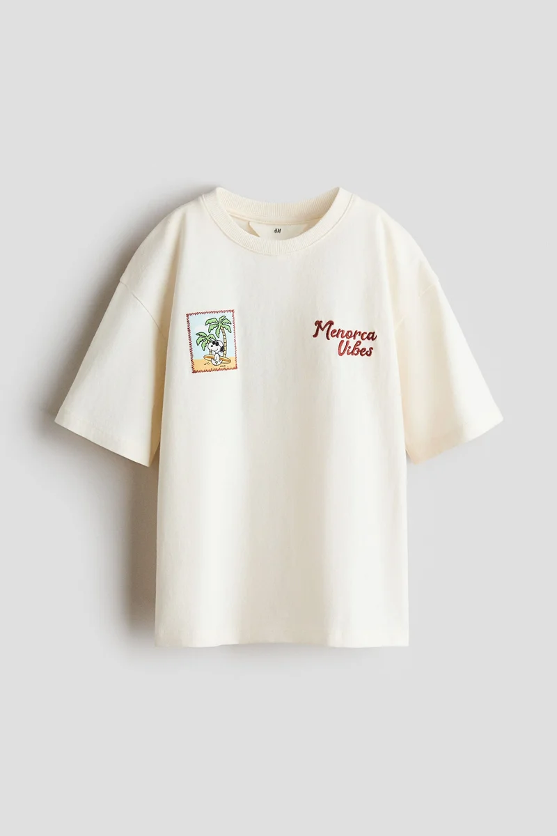 H&M Loose-fit printed T-shirt