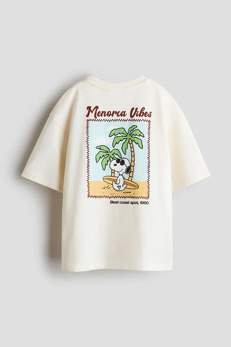 H&M Loose-fit printed T-shirt