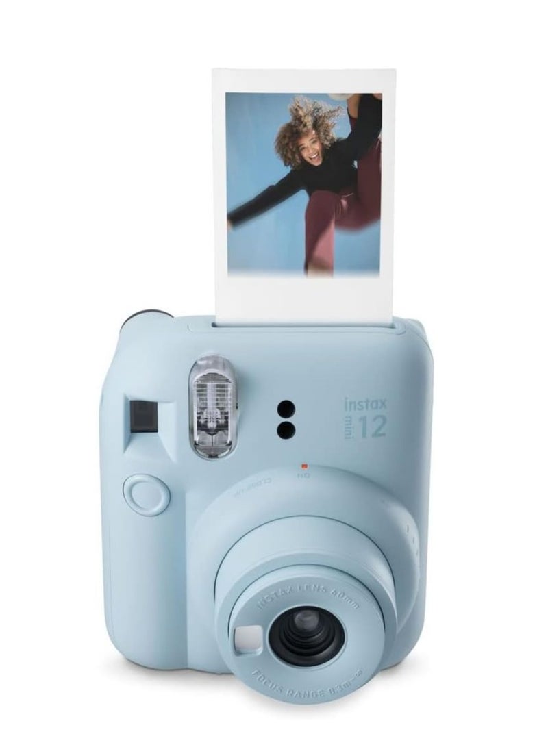 Fujifilm Instax Mini 12 Instant Camera with 20 Shot Film Pack - Pastel Blue - Image 2
