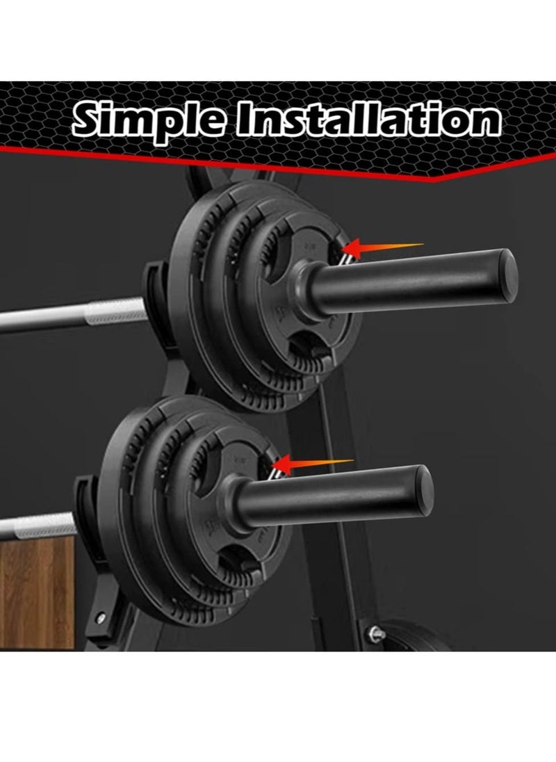 KASTWAVE 2PCS Adapter Sleeve Converts 1" Standard Weight Plate Posts to 2" Weight Plate Posts Heavy Duty Nylon and Removable end Cap  - Image 5