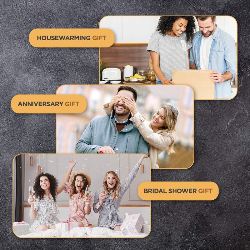 Bambüsi مجموعة لوح تشاركوتيري وجبنة من بامبوسي المصنوعة من الخيزران الفاخر - Image 4