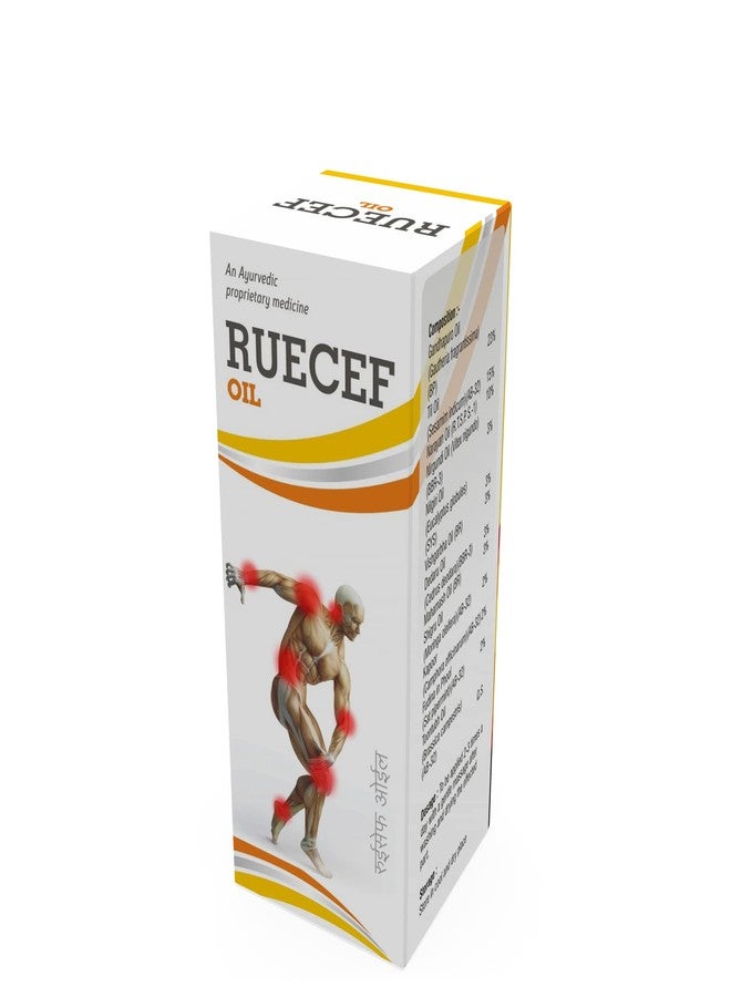 POLY CARE Ruecef Oil - 100 ml | Pain Relief Oil | Made With Nilgiri Oil, Gandhapura Oil And Other 10 Ayurvedic Ingredients. - Image 1