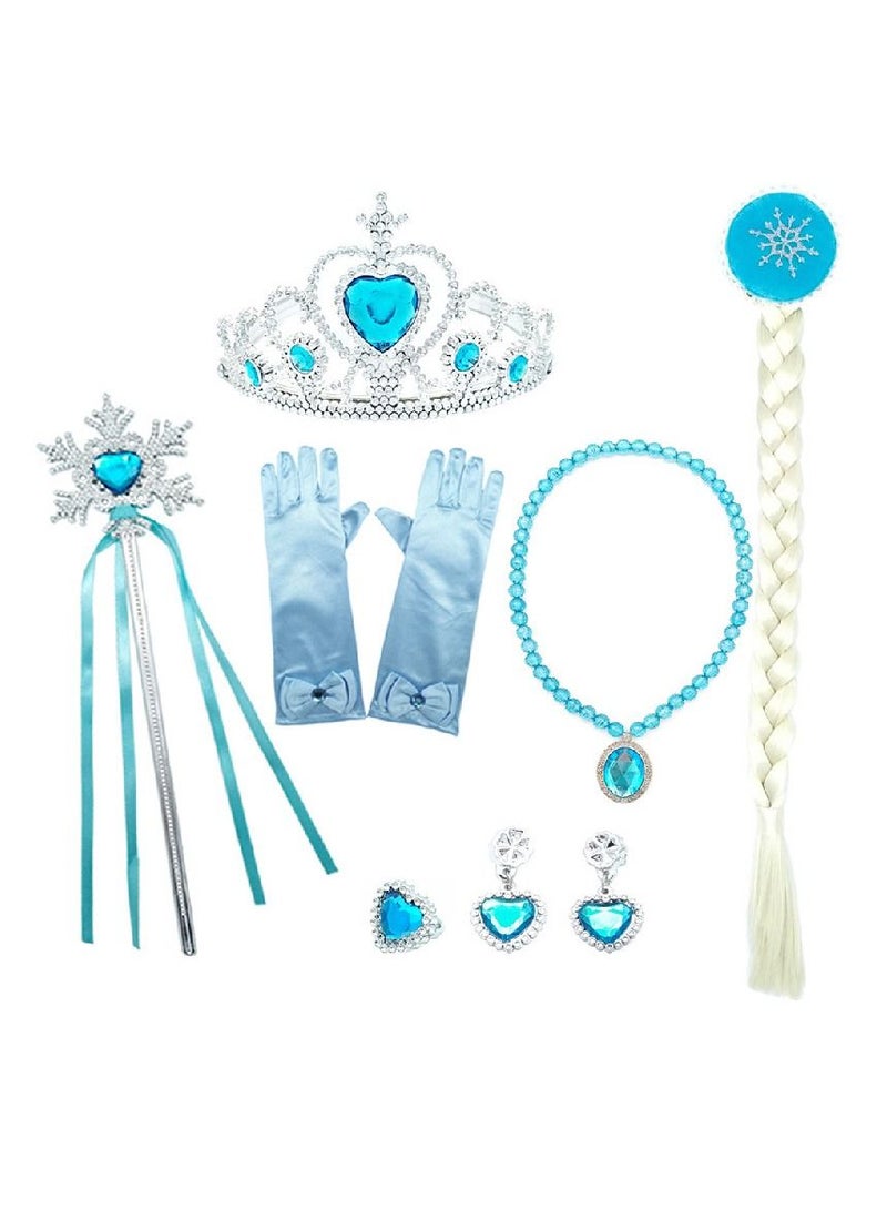 MIXDE Costume for Girls Princess Dress Up Costume Cosplay Fancy Party with Accessories - Image 4