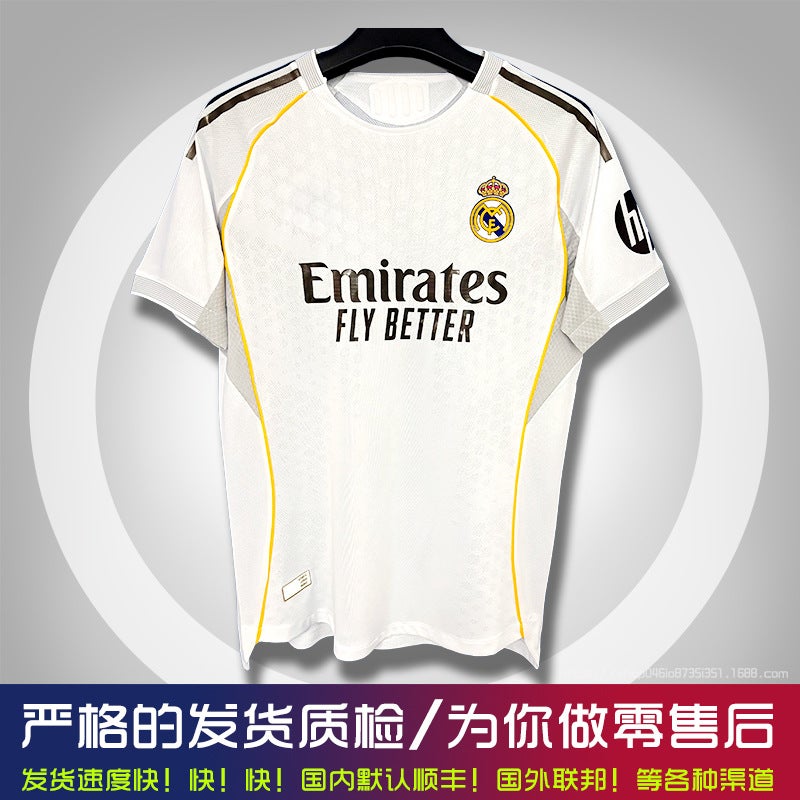 242526 ريال مدريد كرة القدم جيرسي برشلونة زي البرازيل قميص كأس العالم التدريب جيرسي مطبوعة رقم تي شيرت - Image 4