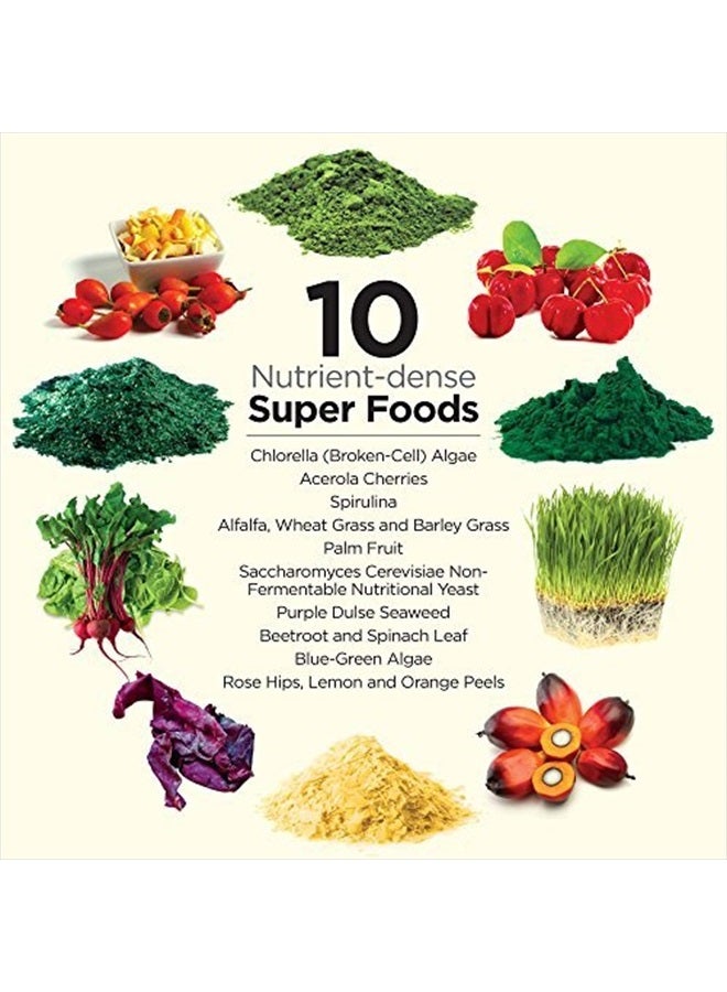 Dr. Schulze's SuperFood Plus | Vitamin and Mineral Herbal Concentrate | Daily Nutrition | Gluten-Free and Non-GMO | Vegan | 14 Ounce Powder | Packaging May Vary - Image 3