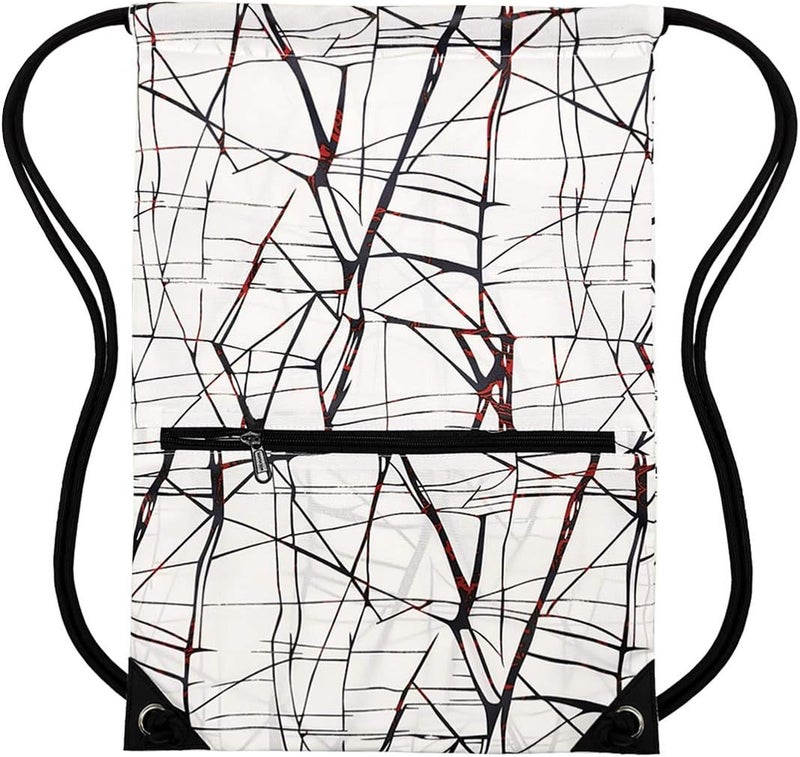 HOLYLUCK Drawstring Backpack Bag Sport Gym Sackpack - Image 3