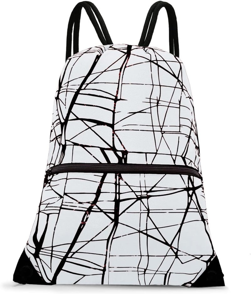HOLYLUCK Drawstring Backpack Bag Sport Gym Sackpack - Image 1