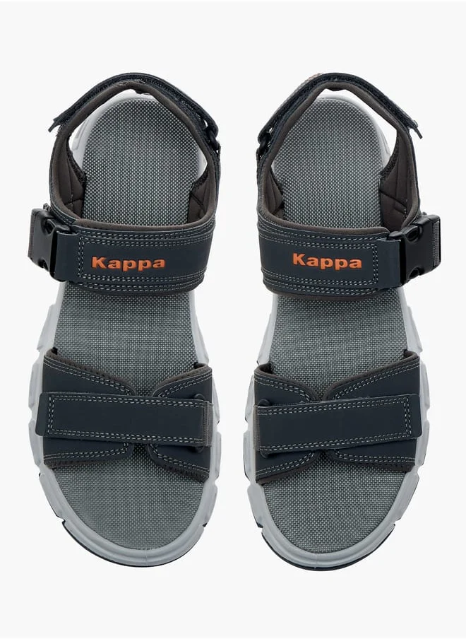 كابا Men's Strappy Sandals With Hook And Loop Closure