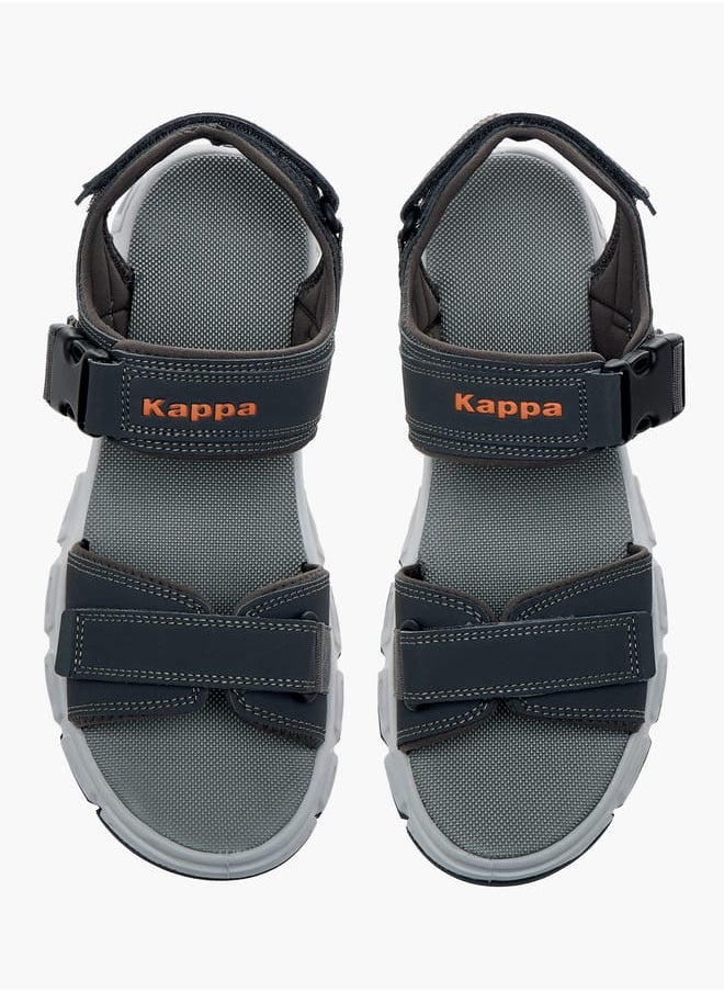 Kappa - Men's Strappy Sandals With Hook And Loop Closure - Image 1