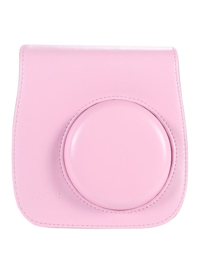 NIBEMINENT Camera Case For Fujifilm Instax Mini8/Mini8s Pink - Image 1