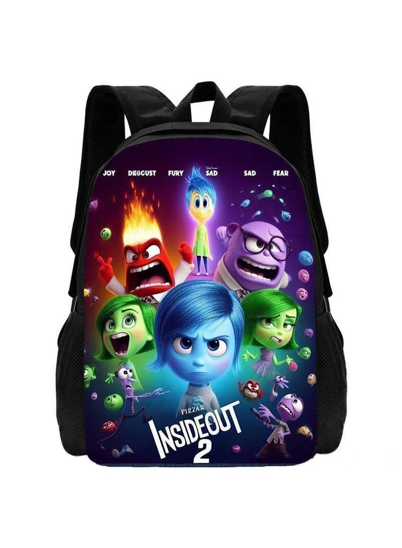 general Inside Out 2 Backpacks Anime Kids backpack  Lightweight Backpacks  Students Casual Backpack - Image 1