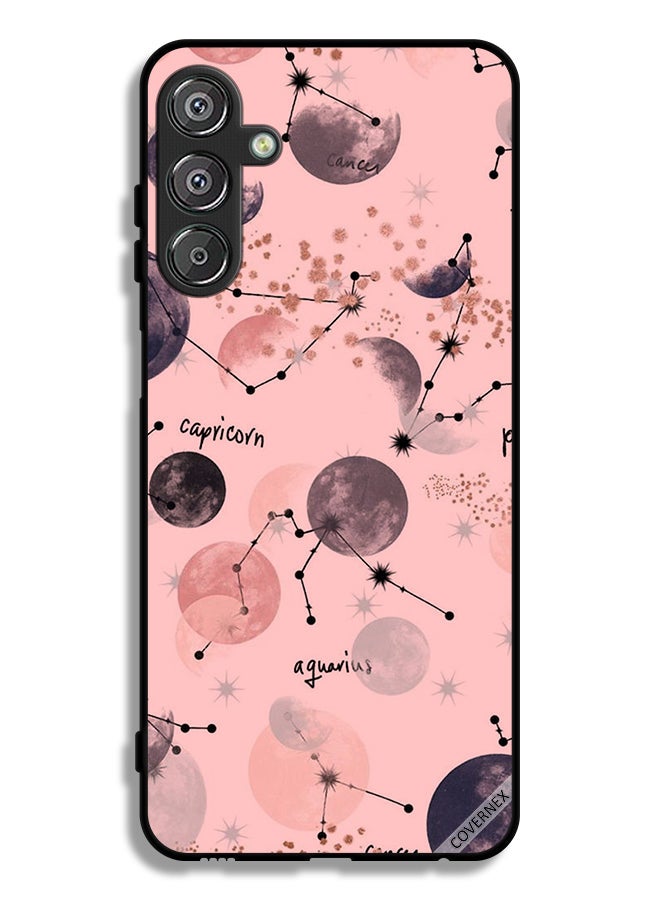 Covernex Samsung Galaxy F15 5G Protective Case Cover Zodiac Signs Pastel Art - Image 1