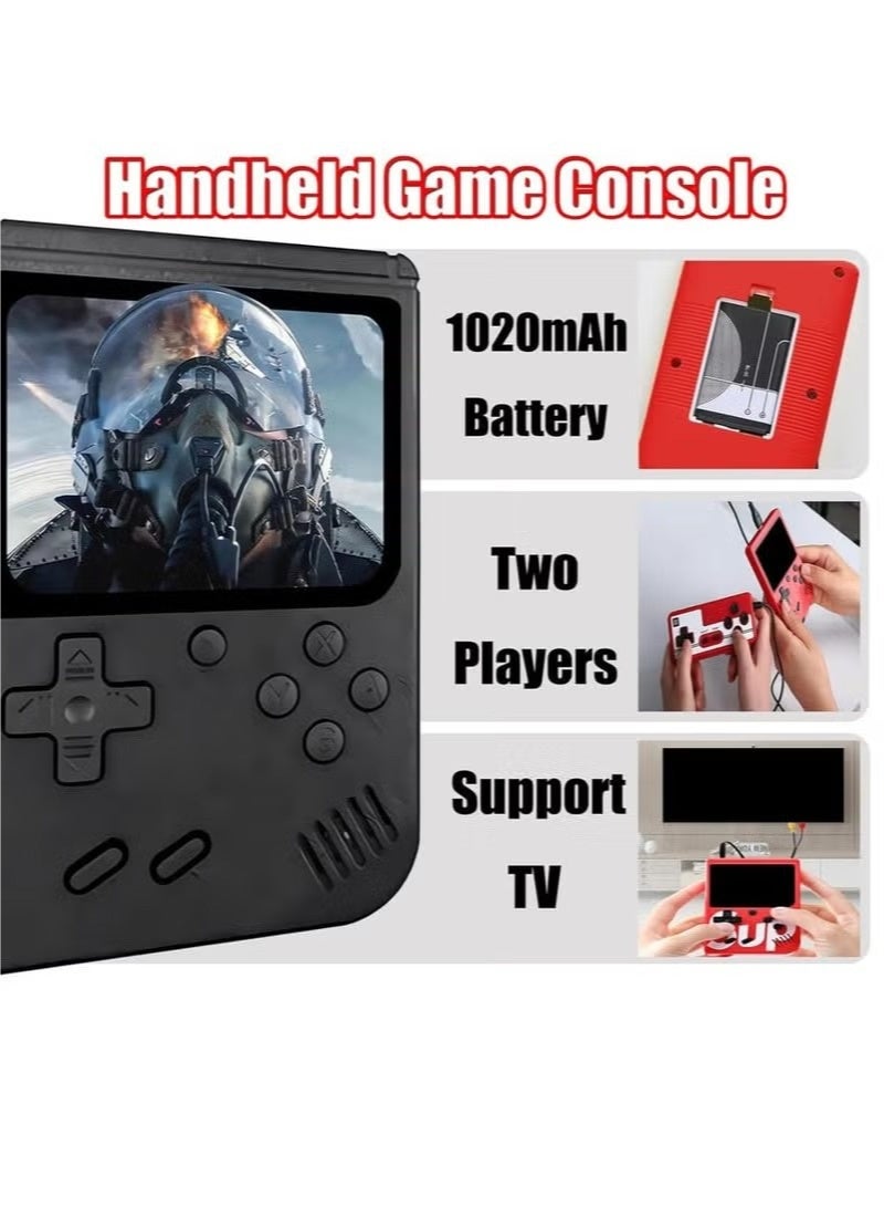 Portable Retro Gaming Console with 500 Built-In Games, Dual Player Mode, TV-Out Support & Included Controller – Handheld System with HDMI Connectivity for Home and Travel - Image 5