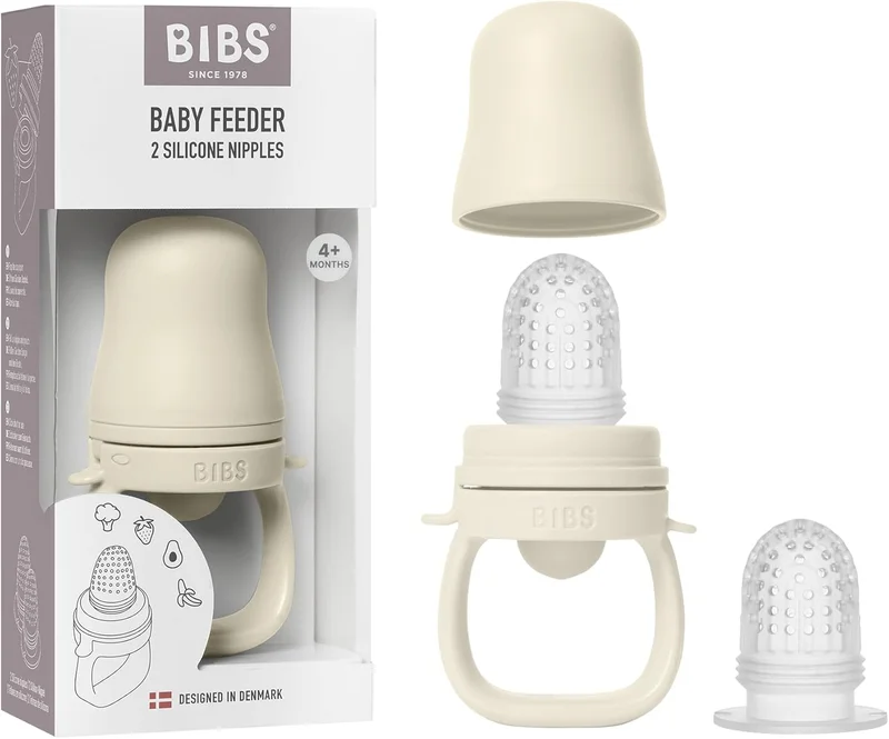 BIBS BIBS Baby Feeder with Silicone Nipples - Ivory