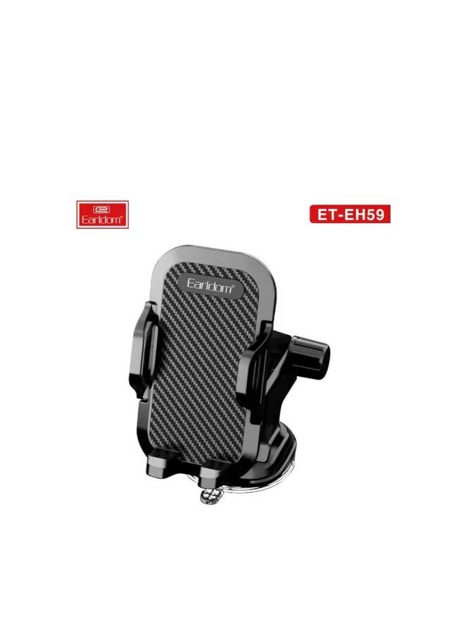 Earldom Earldorm ET-EH59 Mobile Phone Car Holder 360 degree rotatable  - Black  - Image 2