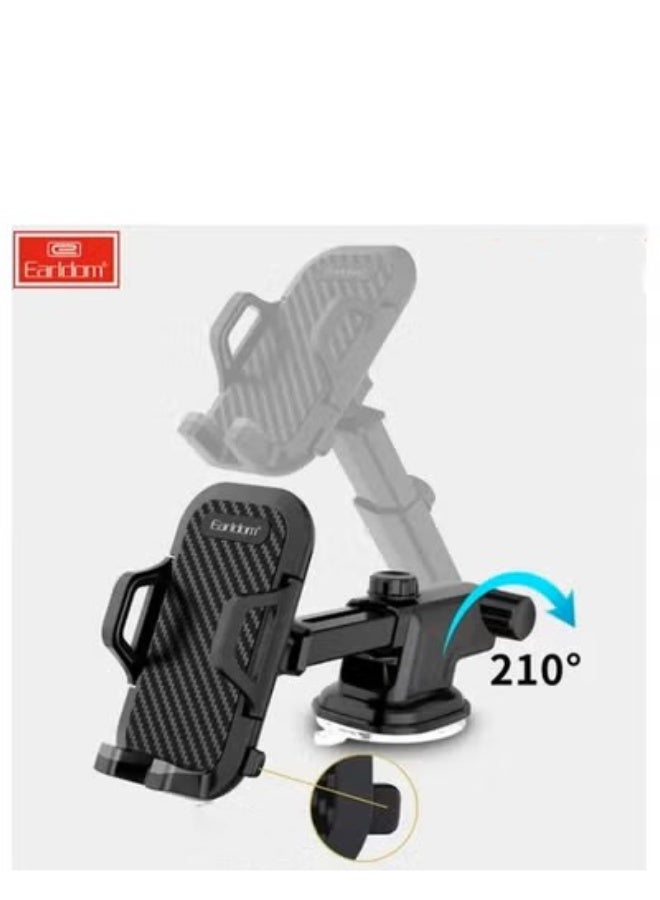 Earldom Earldorm EH59 Mobile Phone Car Holder 360 degree rotatable  - Black - Image 3