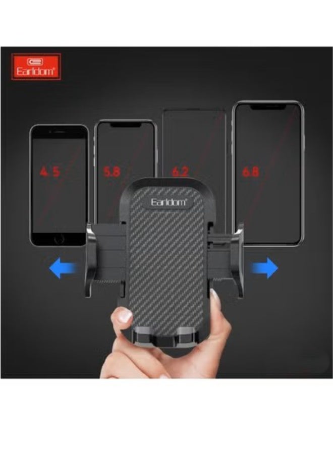 Earldom Earldorm EH59 Mobile Phone Car Holder 360 degree rotatable  - Black - Image 5