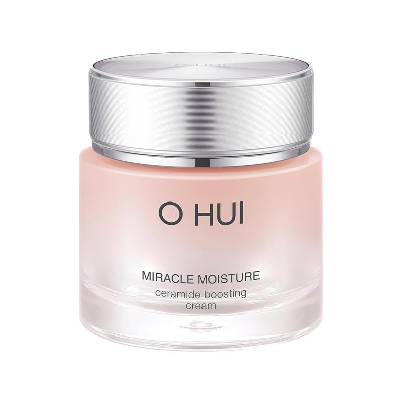 O HUI Miracle Moisture Ceramide Boosting Cream  24hrs Moisturizing Power  Korean Skin Care  Moisturizer Face Cream  Daily Cream  Ceramides Glycerin Shea Butter  Glass Skin  All Skin Types