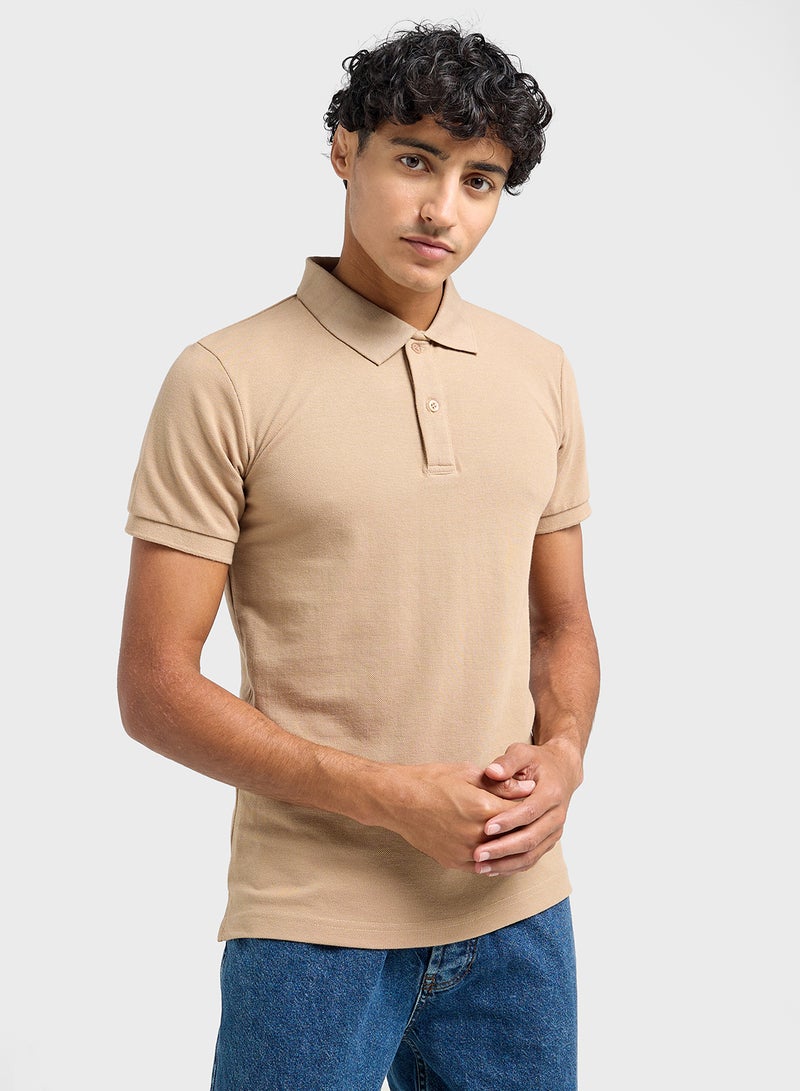 سفنتي فايف تيشيرت بولو أساسي - Image 1