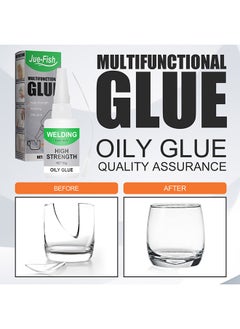 JUE-FISH Welding High-Strength Oily Glues, Multifunctional Powerful Universal Glue, Clear Oily Glue For Metal, Plastic, Wood, Ceramics, Leather, Glass (50 Grams/Bottle)  - Image 4