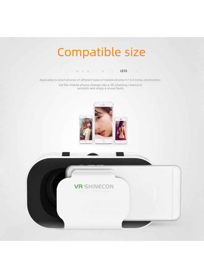 نظارات الواقع الافتراضي Vrshinecong05a Gen5 Mini Gift ثلاثية الأبعاد مرآة الواقع الافتراضي نظارات الكمبيوتر الرقمية - اللون: Y1 أسود - Image 5