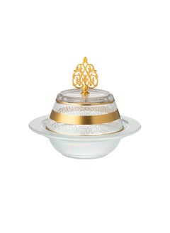 Hic Glass Dates Plate With Cover modern design diameter 18 cm  - Image 1