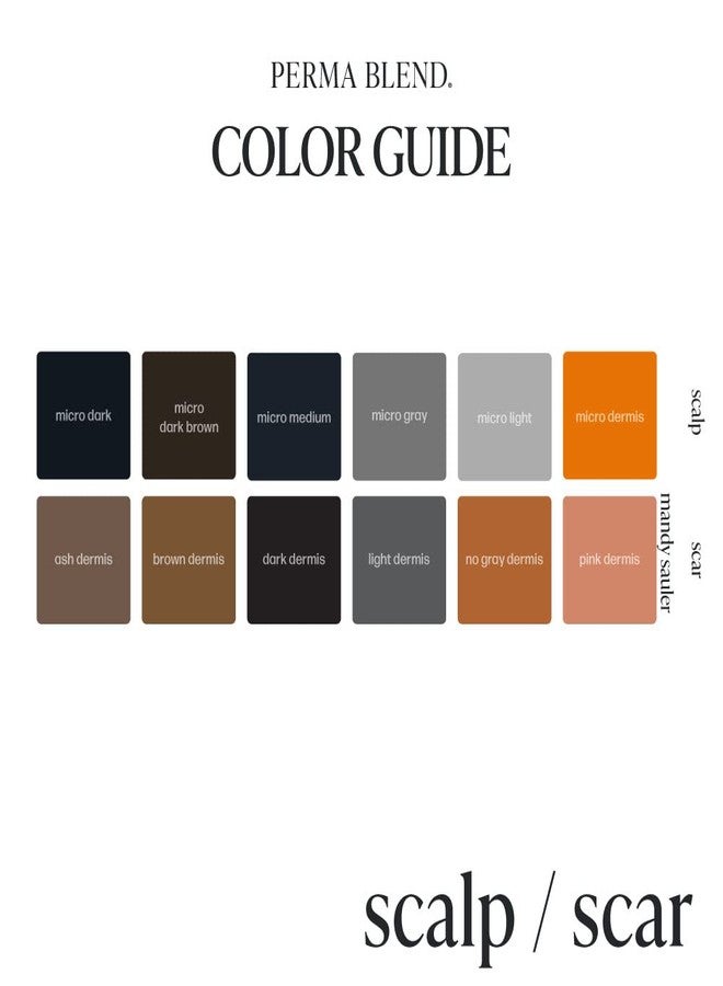 Perma Blend بيرما بليند مكياج دائم لمطابقة الألوان، يستخدم لجميع إجراءات المكياج الدائم، صبغة تجميلية احترافية - بني ديرميس، 0.5 أونصة - Image 3