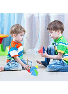 D ETERNAL D ETERNAL All ages Speed Cube Combo Set Of 4X4 & Pyraminx Pyramid Triangle Puzzle Magic Cube Gift Set (4X4+Triangle)  - Image 5