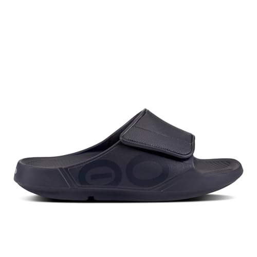 OOFOS OOahh Sport Flex Recovery Sandal, Black Matte - Women’s Size 17, Men’s Size 15 - Image 2