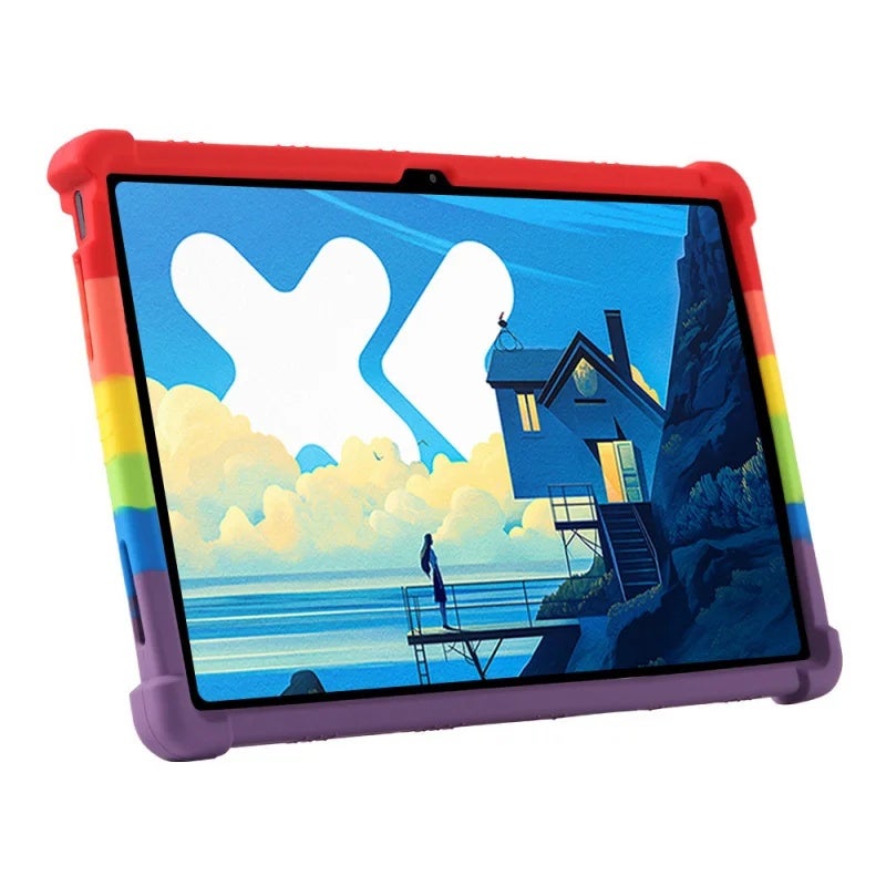 حافظة سيليكون مقاومة للصدمات مع حامل لجهاز لينوفو Idea Tab Pro 12.7 طراز TB373FU TB375F - Image 2