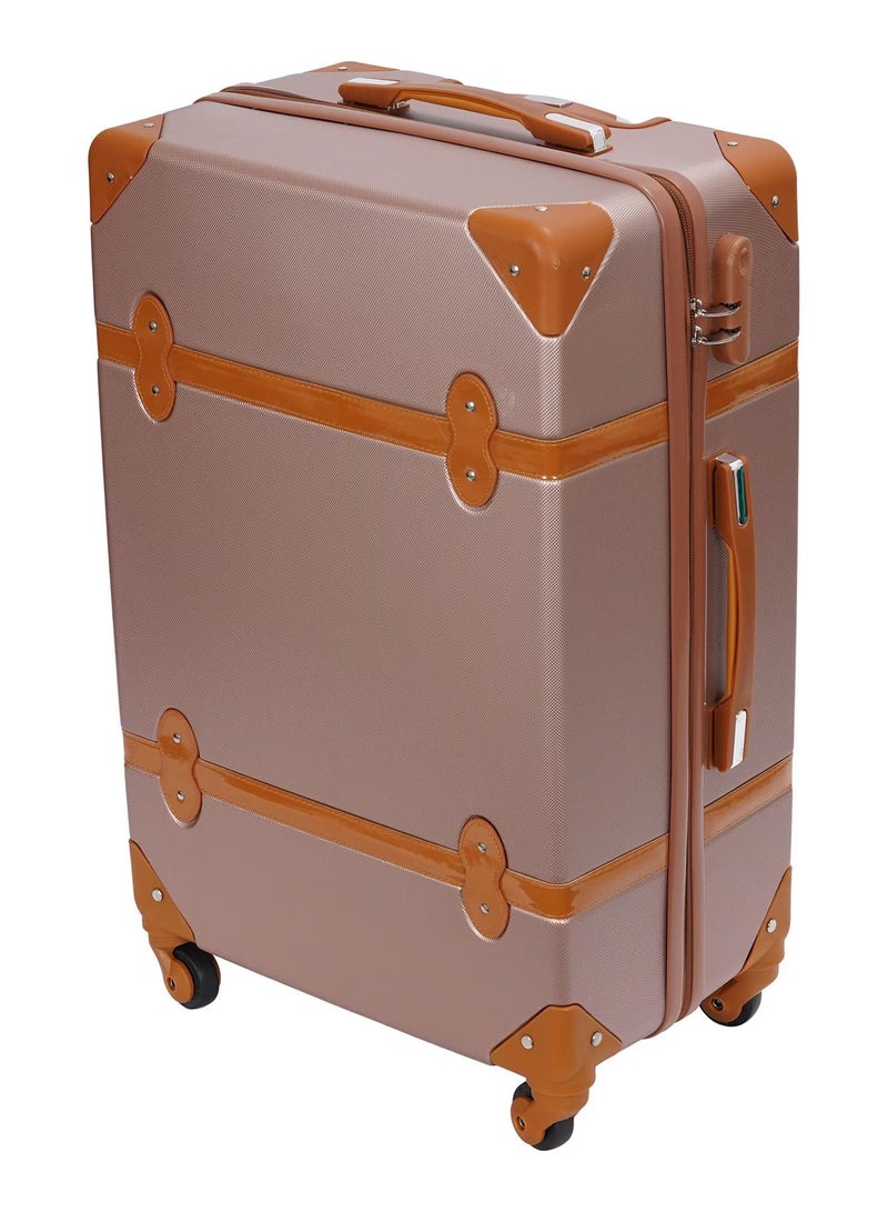 Concept مجموعة من 4 حقائب سفر فاخرة ذات غلاف صلب مستوحاة من الطراز القديم مع قفل رقمي مقاس 28 بوصة و24 بوصة و20 بوصة و12.5 بوصة - Image 2