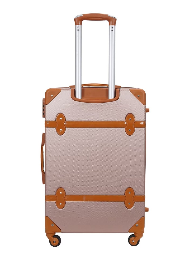 Concept مجموعة من 4 حقائب سفر فاخرة ذات غلاف صلب مستوحاة من الطراز القديم مع قفل رقمي مقاس 28 بوصة و24 بوصة و20 بوصة و12.5 بوصة - Image 4